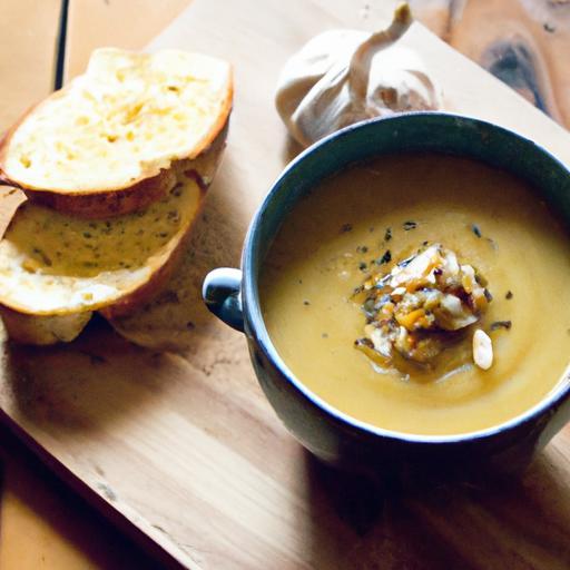 Velvety Vegan Roasted Garlic Soup: A Flavorful Delight