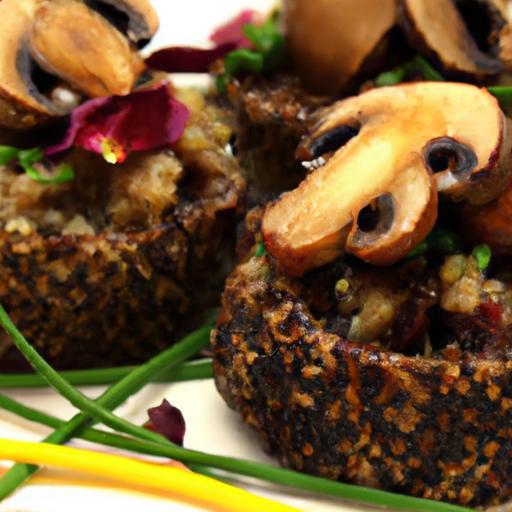Hearty Stuffed Portobello Mushrooms with Nutty Quinoa Delight