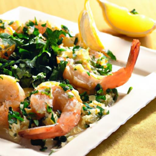Zesty Lemon Herb Grilled Shrimp with Fluffy Couscous Delight