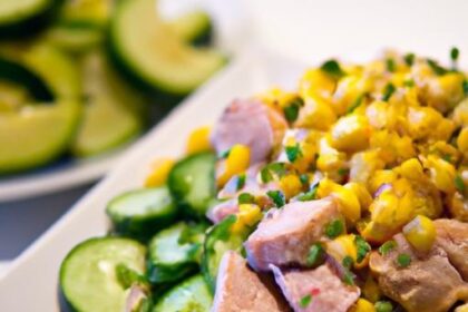 Fresh & Flavorful Tuna, Sweet Corn, and Avocado Salad Recipe