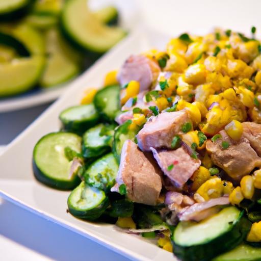 Fresh & Flavorful Tuna, Sweet Corn, and Avocado Salad Recipe