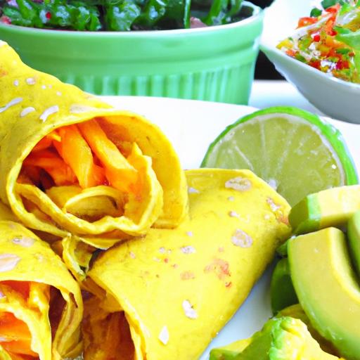 vibrant vegan ‍Rainbow Wraps:⁣ Nutritious & Delicious Bites