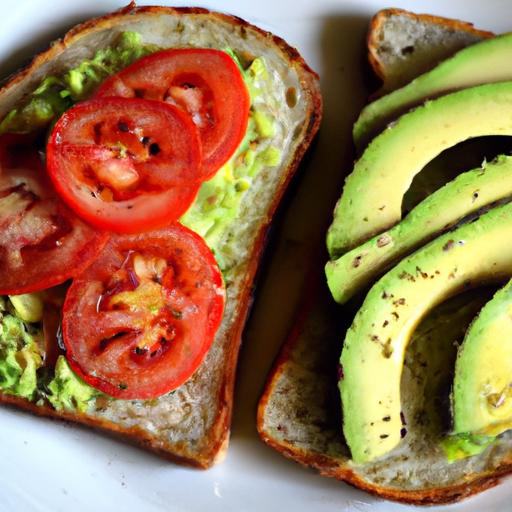 Fresh & ⁣Flavorful: ⁣Vegan Avocado and Tomato Sandwiches