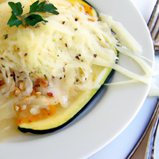 Spaghetti squash with Garlic Parmesan: A Flavorful Twist