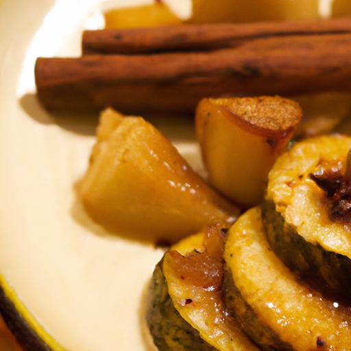 Sweet Harmony: Roasted Acorn Squash with Cinnamon & Maple