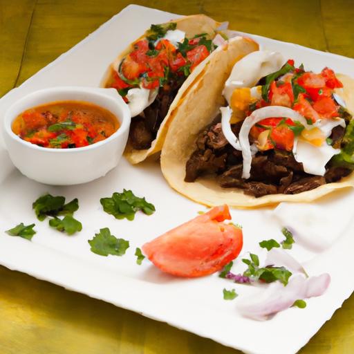 Savory Beef Tacos with Zesty Fresh Salsa & Creamy Sour Cream