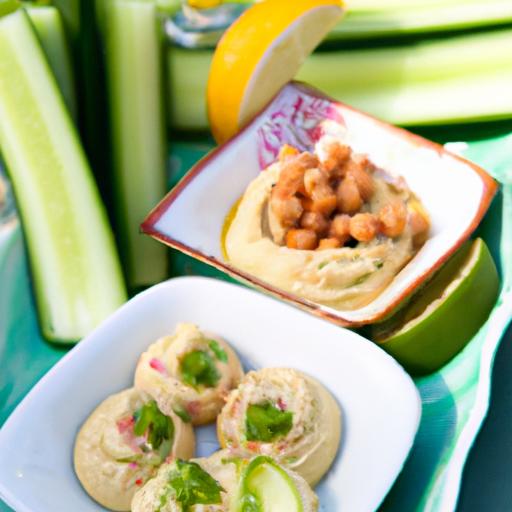 Refreshing Cucumber and Hummus Bites: A Healthy Snack Idea