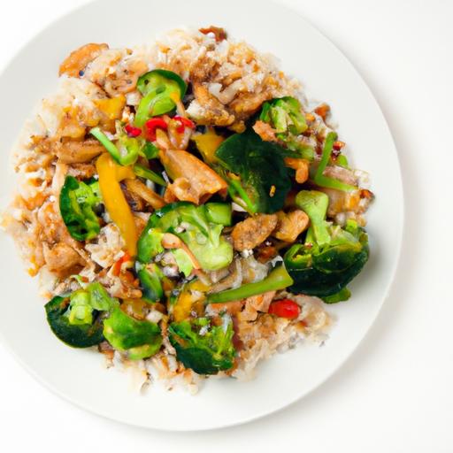 flavor-Packed Ground Turkey & Veggie Stir-fry with Rice