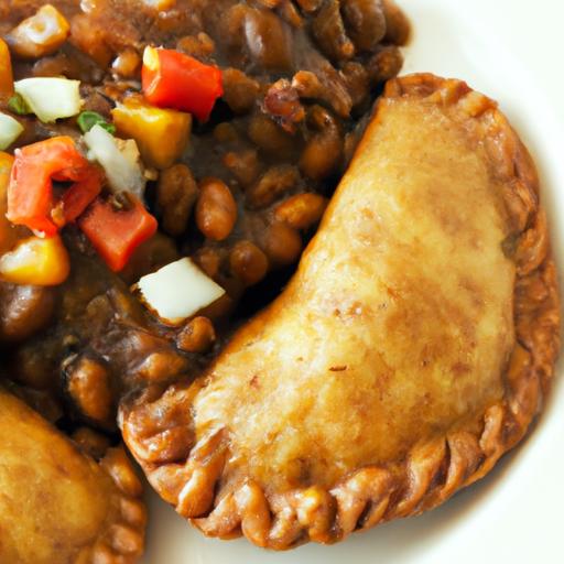 Savor Beef Empanadas Paired with Classic Rice ⁢and Beans