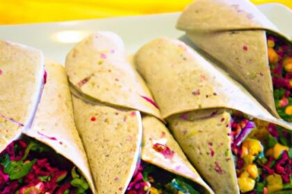 Vibrant Vegan Rainbow Wraps: Nutritious & Delicious Bites