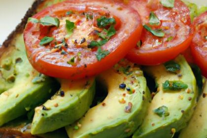 Fresh & Flavorful: Vegan Avocado and Tomato Sandwiches