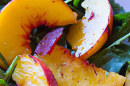 Savor Summer: Fresh Grilled Peach Salad with Peppery Arugula