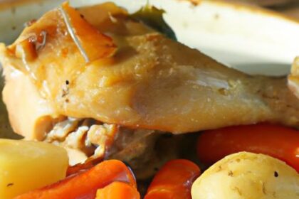 Golden Roasted Chicken with Tender Carrots and Potatoes