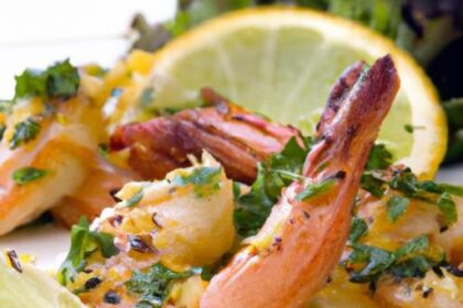 Savor the Zest: Grilled Shrimp in Lemon Garlic Butter Bliss