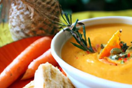 Glow with Flavor: The Ultimate Vegan Roasted Carrot Soup