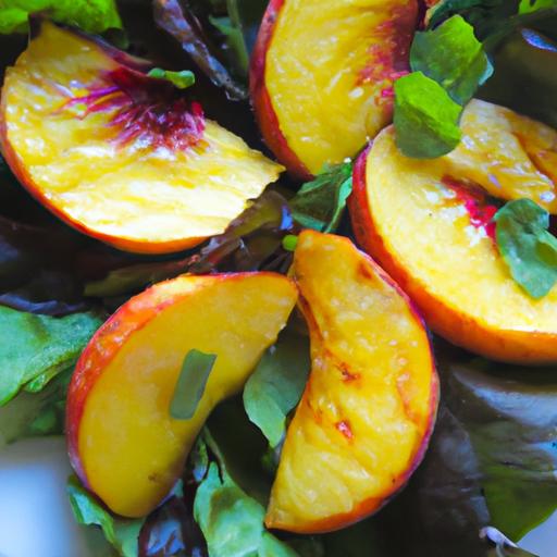Savor Summer: Fresh Grilled Peach Salad with Peppery Arugula