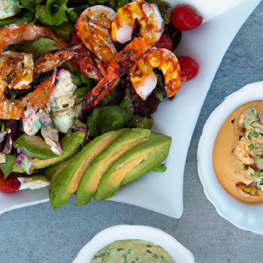 Savor the Freshness: Grilled Shrimp Salad with Creamy Avocado