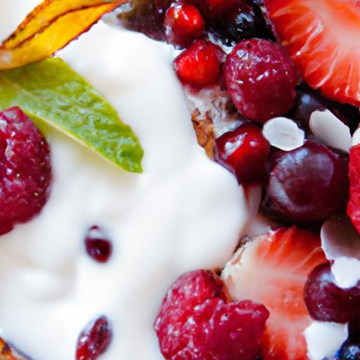 Tropical Delight: Coconut Yogurt with Berries & Honey Boost