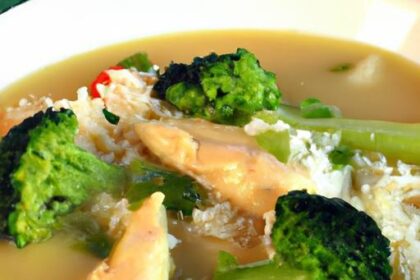Hearty Chicken and Veggie Soup with Comforting Rice Twist
