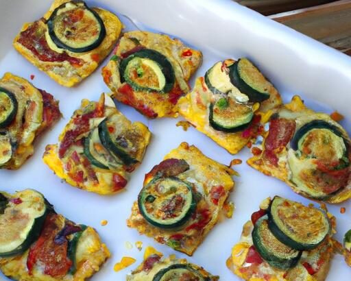 Keto Zucchini Pizza Bites: A Low-Carb Snack Sensation