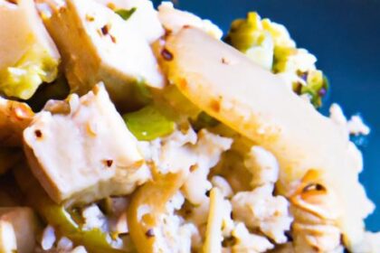 Vibrant Vegan Cauliflower Rice with Tofu: A Flavorful Feast