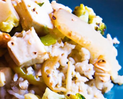Vibrant Vegan Cauliflower Rice with Tofu: A Flavorful Feast