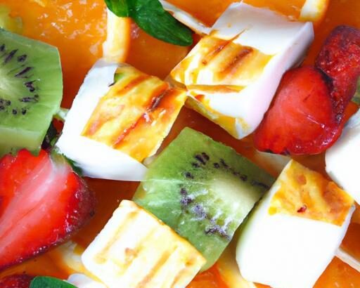 Sweet & Healthy: Fruit Skewers with Honey Yogurt Dip