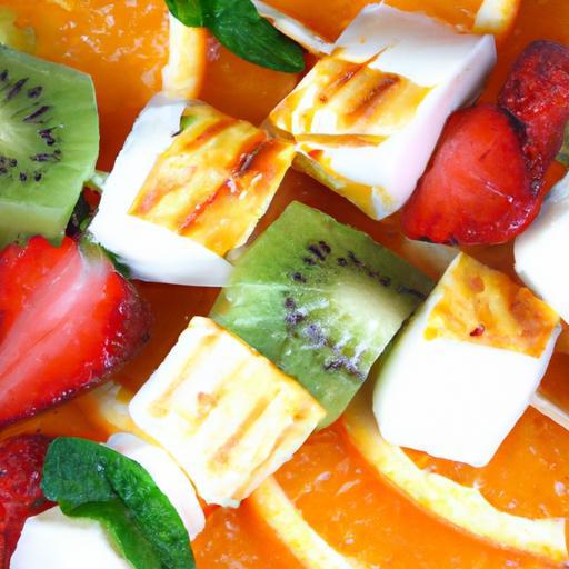 Sweet & Healthy: Fruit Skewers with Honey Yogurt Dip