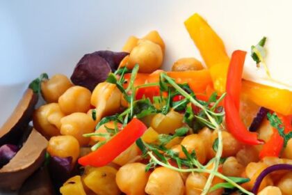 Nutritious Twist: Roasted Sweet Potato & Chickpea Salad Delight