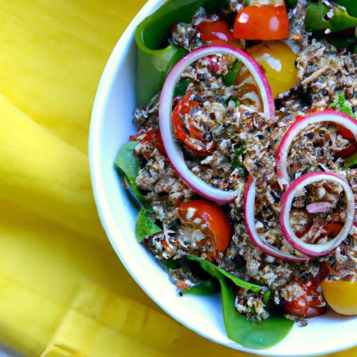 Refreshing Vegan Quinoa Salad with Tomato & Creamy Avocado