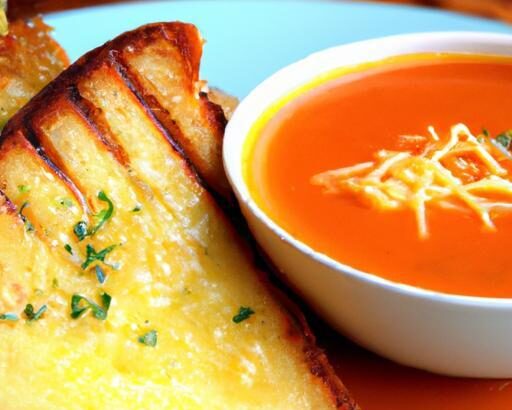 The Perfect Pair: Grilled Cheese Meets Tomato Soup Delight