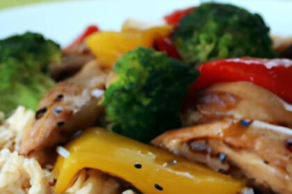 Savor the Flavor: Turkey & Veggie Stir-Fry with Rice Delight