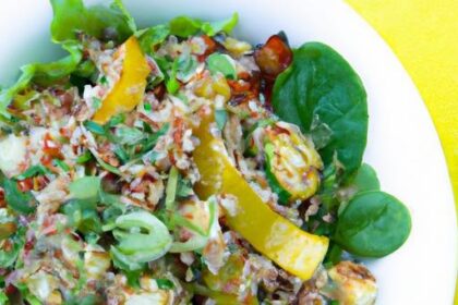 Nourish Naturally: Quinoa & Roasted Veggie Salad Delight
