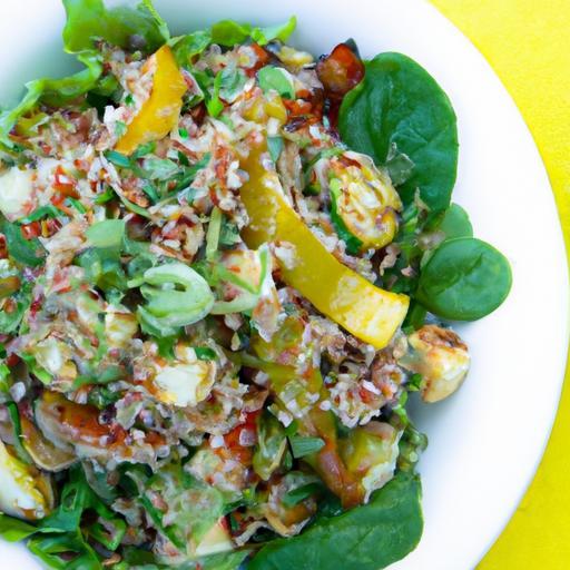 Nourish Naturally: Quinoa & Roasted Veggie Salad Delight