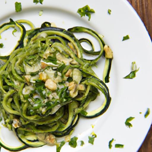 Fresh Flavors: How to Make Vegan Pesto Zucchini Noodles