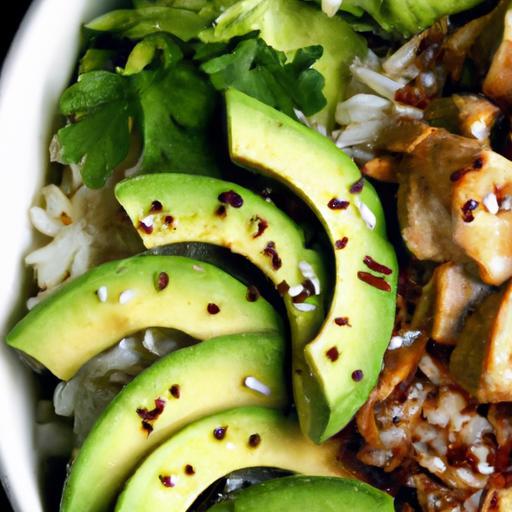 Fuel Your Day with Flavorful Chicken and Avocado Rice Bowls
