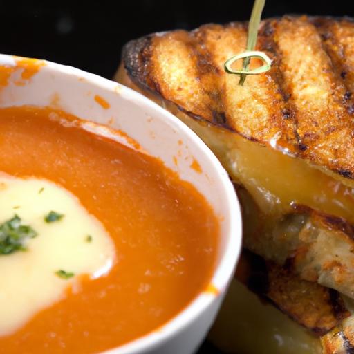 The Perfect Pair: Grilled Cheese Meets Tomato Soup Delight