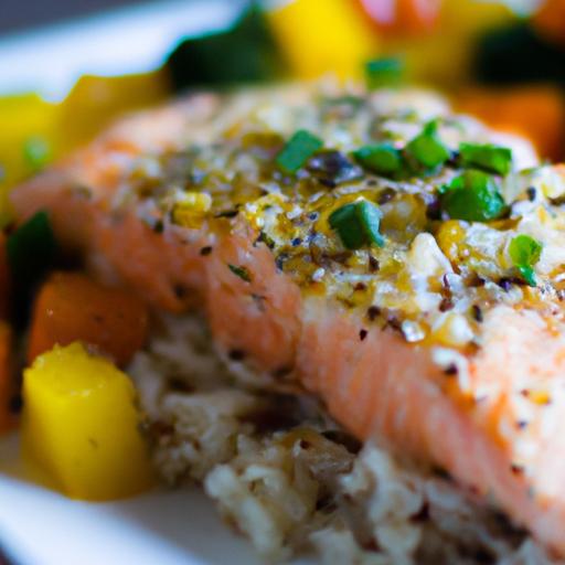 Flavorful Baked Salmon with Rice and Roasted Veggies Guide