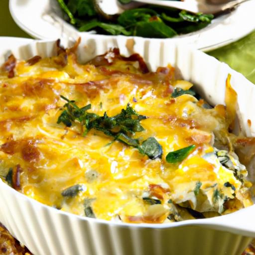 Hearty Chicken and Spinach casserole:⁢ A Comfort Classic