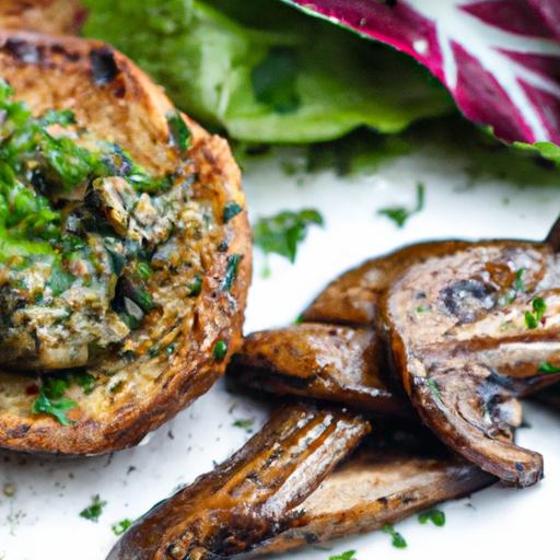 Savor the Flavors: Grilled Portobello⁤ Mushroom with Pesto