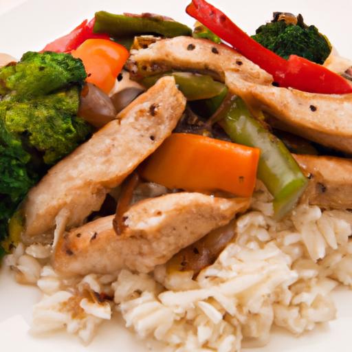 Savor the Flavor: Turkey & Veggie Stir-Fry with rice Delight
