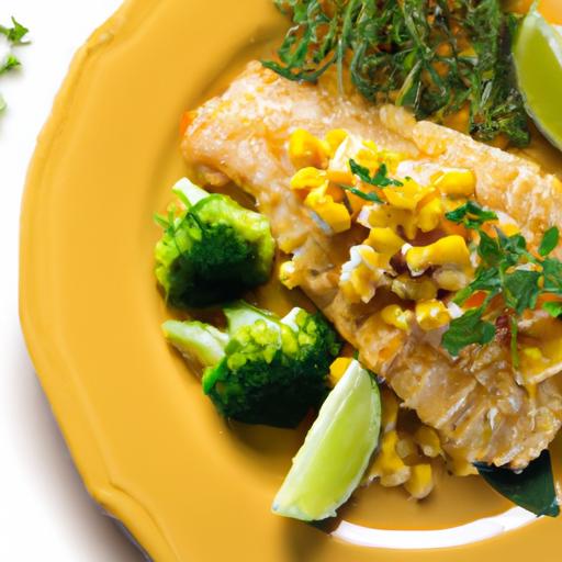 Zesty Lemon Herb Grilled Fish: A Flavorful Summer delight