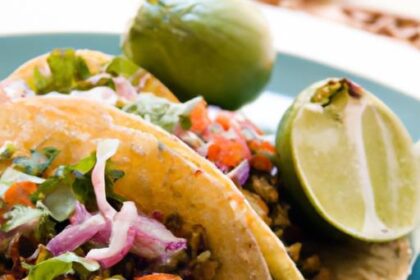 Savor Roasted Veggie Tacos Paired with Creamy Guacamole