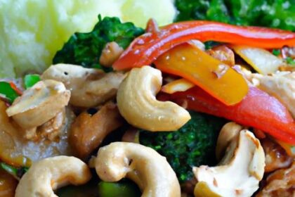 Savor the Crunch: Chicken & Veggie Stir-Fry with Cashews