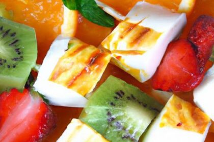 Sweet & Healthy: Fruit Skewers with Honey Yogurt Dip