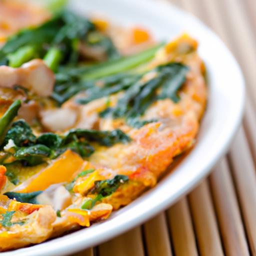Wholesome Turkey & Veggie Frittata with Fresh Mixed Greens