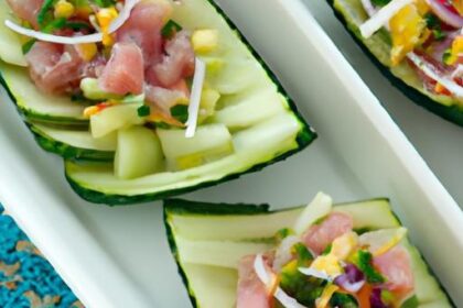 Keto Tuna Salad Cucumber Boats: Fresh, Low-Carb Bites
