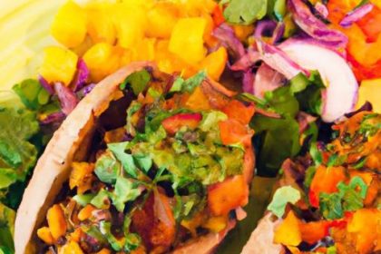 Flavor-Packed Taco-Stuffed Sweet Potatoes with Salsa Flair