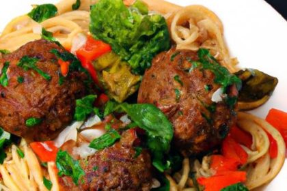 Savor Beef & Veggie Meatballs: A Spaghetti Delight Recipe