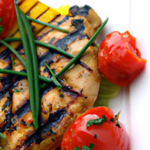 Savor the Perfect Balance: Grilled Chicken with Veggies